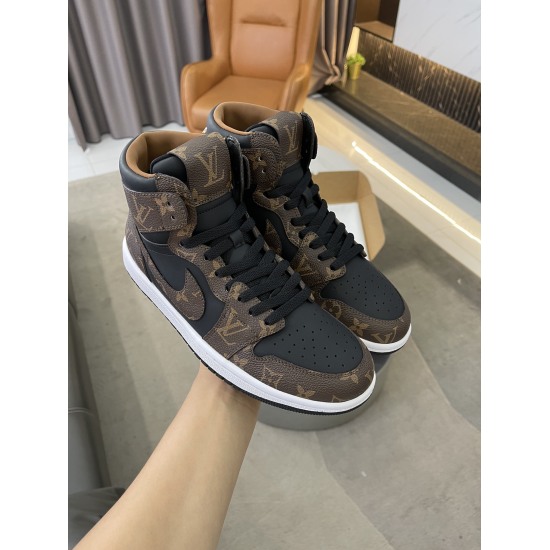 20230923 P310 higher version ⚠️ Lovers' Lv co branded. Nik Air Jordan 1 Low AJ1 Jordan Generation Low cut Classic Vintage Culture Casual Sports Basketball Shoe Refuses Public Sole Purchase Original Factory Synchronized Raw Materials with Details Restore 9