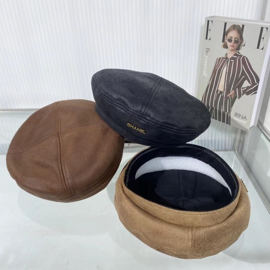 2023.10.2 Run 45CHAN~Xiaoxiang Custom Fabric Beret Deer Skin Material is suitable for spring, autumn, and winter seasons, with a soft and premium texture!