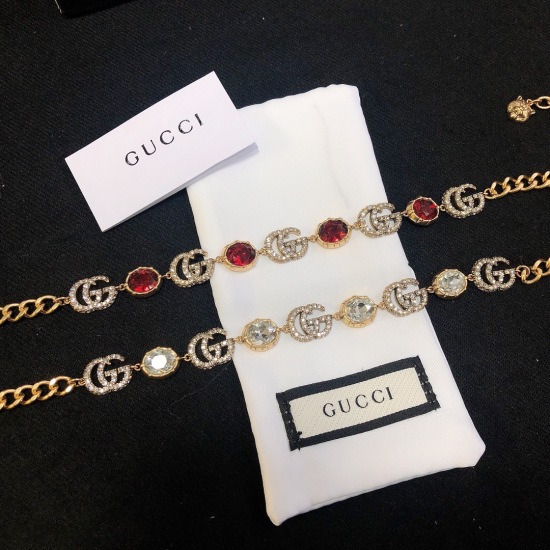 20240411 BAOPINZHIXIAO Gucci New Necklace Red, Black, and White Available in Three Colors 45