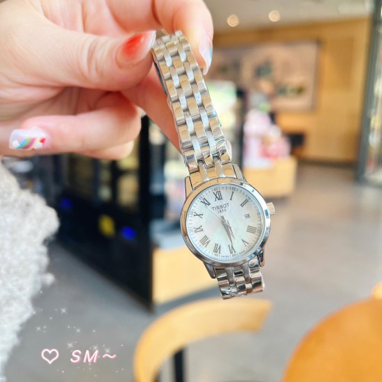 20240417 Silver 180 Mei 185 Tissot Tissot 24 Year New Dream Yuan Series Watch ⌚ A minimalist and stylish classic design that maintains stability in formal occasions, daily leisure, and simplicity and elegance ✨ Size women's clothing 30mm ♀️  ♂️ Using impo