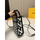 2023.10.26 P195 (box size): 1318FENDI Fendi's latest co branded Marc Jacobs score pack is made of printed leather material, adorned with black and white Fendi. By crossbody or hand, very limited edition ‼ : ‼ A very versatile black and white classic, pers