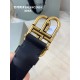20231004 Balenciaga 2021 New Belt Double sided Italian matte calf leather with vintage buckle - width 3.0cm