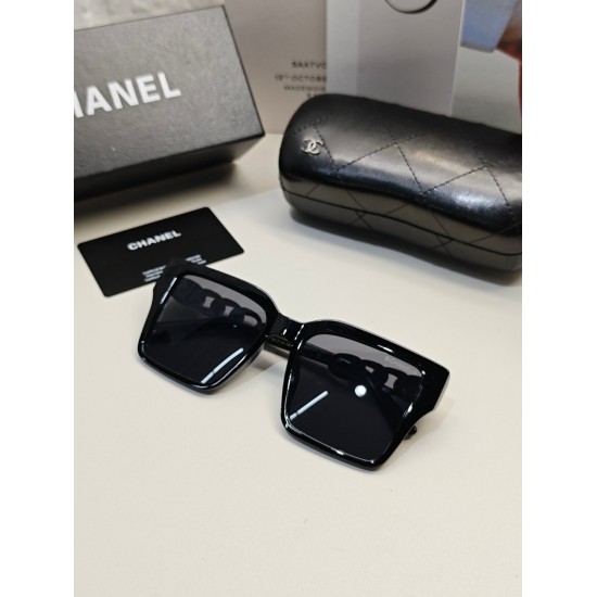 220240401 P85 CHANEL 2024 official early spring new model from Chanel, with many celebrities matching [color] ‼️‼ New large frame sunglasses and Polaroid ultra clear sunglasses