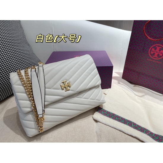 2023.11.17 Large P250 Small P240 Folding Box Full Set Packaging Tory Birch Chain Bag Kira Series Official Website Sync Original Calf Leather Fashion Versatile Super Practical Original Electroplated Hardware Super Foreign Style Simple Atmosphere Shopping E