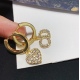 20240411 BAOPINZHIXIAAODior Asymmetric Love CD Earrings Popular Classic D Home 20 Early Spring New ZP Customized Swallow Pearl Advanced Beauty All Year round Versatile Fashion Item in Stock, Special Price ¥ 26