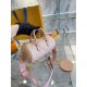2023.10.1 New Product Recommendation P185 Comes with Box LV2022 Show Style Two in One - Ink Halo Dyed Pillow Bag Nanokeepall Pillow Bag, 22 Spring/Summer Show Series. This | Iv style is great, it can be carried by both men and women, cool, handsome, and c
