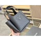 2023.11.06 200 box size: 17.16cm Prada popular online celebrity with the same basket Prada shopping bag