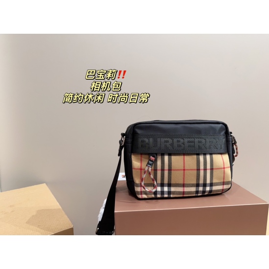 2023.11.17 P175 folding box ⚠️ The size 20.16 Burberry camera bag is versatile and without friends, it is cool, fashionable, and highly organized. The material is very light and can be worn, and the upper body is also handsome
