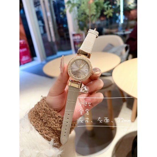 20240417 155 All Gold Omega Women's Watch Imported Quartz Movement with a diameter of 32mm and a thickness of 5mm. This watch is highly favored by women, showcasing their unique personalities and charming charm in different occasions