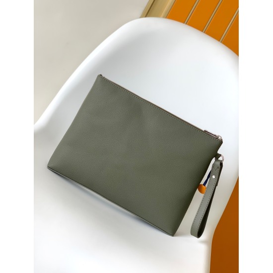 20231125 p520M81375 Military Green M69837 Black M69837 Gray M82270 Blue Top of the line Original This iPad handheld bag is designed specifically for new tablets. LV Aerogram leather is as soft as old aviation letterhead, with LV letters marked in a corner