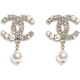 20240413 P65ch * nel New Size Pearl Earrings Consistent ZP Brass Material