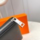 2023.07.14 [Original] Hermès hermes [model] 666051 small wallet [size] 19-10-2.5cm [color] black high-end quality (original original) [material] HERMES counter purchase classic ‼ Original imported cowhide ‼ Authentic imported YKK logo hardware and zipper 