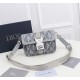 20231126 570 This Safari Messenger Bag is practical and compact, making it easy to carry on a daily basis. Crafted with Dior Grey CD Diamond pattern canvas, inspired by Dior archives, embellished with smooth leather details in the same color tone. The zip