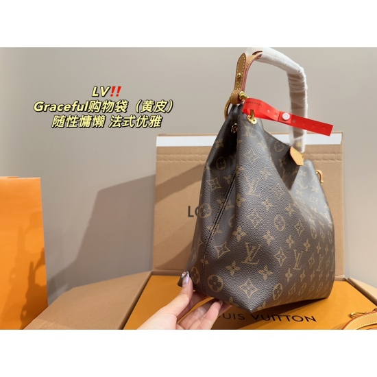 2023.10.1 P230 complete packaging ⚠️ Size 30.28LV Graceful Shopping Bag Classic Outlook for the Future, Fashion Versatile Top, A and Sassy
