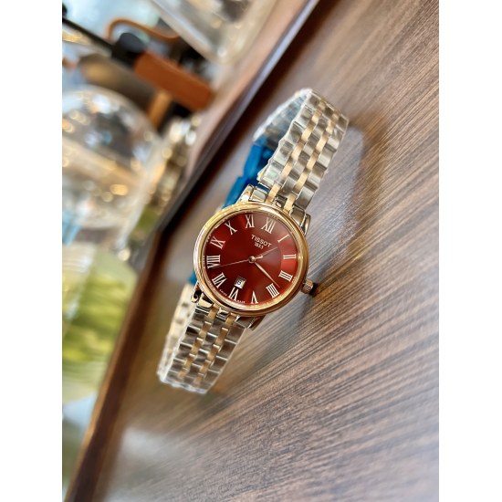 20240417 White 240 Rose Gold 260 Drill Ring ➕ 30] [A small amount of Chinese red [firecrackers] 2024 new product] TISSOT Tissot official new product Carson Zhenwo series exploration, retaining the minimalist design of the dial [applause] tasting minimalis