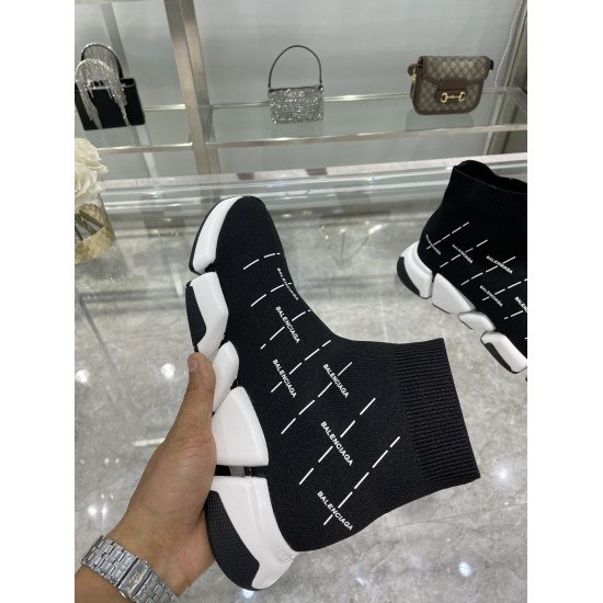 20240410 [Balencia * *] Paris * Home Latest ✅ SPEED2.0 Multi load Compression Mold Combination Bottom ✅⚠️ Balenciaga Top Couple Socks and Shoes ❗ Original purchase and development! Top tier version on the market, upgraded in quality, all details including