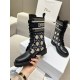 2023.12.19 ex factory price: 320Dior23 new embroidered boots are really shining in the temperament style # Princess's Happy Princess Knows # Shoe Control Daily # 0otd # dior # Dior # Dior Boots Dio High Boots The new product is really yyds, the classic st