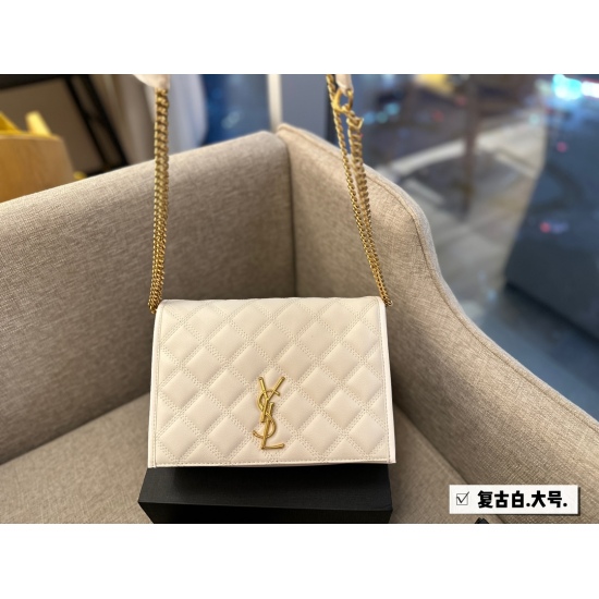 2023.10.18 190 120 box size: 23 * 16 (large) 22 * 14 (small) yslSaint Laurentsubecky full set of matching hardware Exquisite bag shape, large capacity, multiple compartments, comfortable to touch