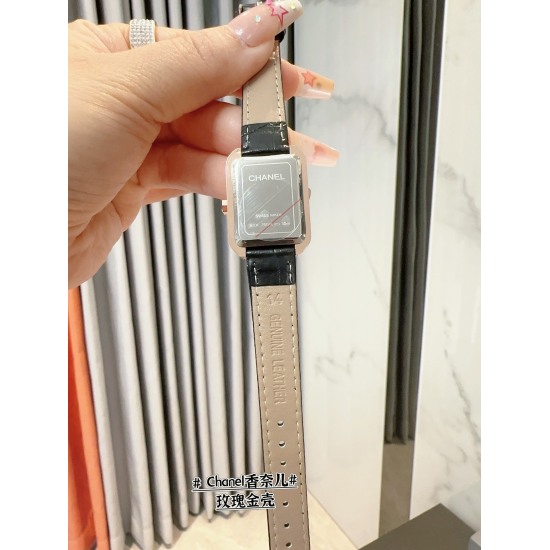 20240408, 2024: The new watch case with diamond belt 155 will be launched# Two and a half, two and a half dial collection # Chanel CHANEL Chanel BOYFRIEND TWEED twill soft cloth steel strip with metal interior and special design! I can't do without a boyf