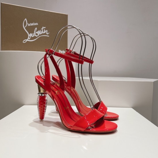 20240414 Top Edition Original Box P300Christian Louboutin | 2024s Original Goods Manufacturing Heavy Industry CL New Liploss Series High Heel Sandals~ ❤ Leather upper: The new Liploss series features exquisite craftsmanship in its details, drawing inspira