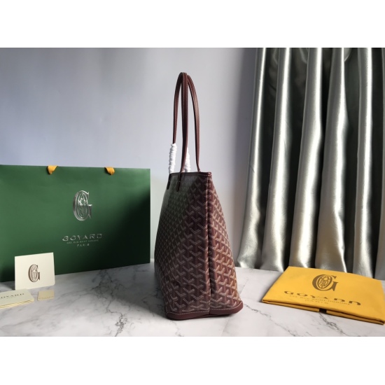 20240320 Large P810 [Goyard Goya] New zippered large tote bag, shopping bag, brand has undergone multiple research and improvements, continuously improving the fabric and leather, and exclusive customization in all aspects ™️ If you are worried that the s