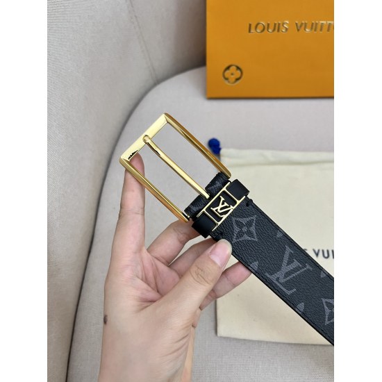 2023.12.14 Brands: LV, Louis, and Vuitton! Original single belt belt: Single side use of counter quality, top layer of cowhide, 24k pure steel buckle, preferred for personal use, guaranteed genuine leather packaging: Please refer to the pictures for count