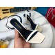 20240403 2023 Latest 280 Top Edition [Saint Laurent] YSL Saint Laurent logo and high-heeled sandals are sure to capture countless beautiful women this year. The perfect exposed skin on the back makes it appear whiter and slimmer. The classic and fashionab