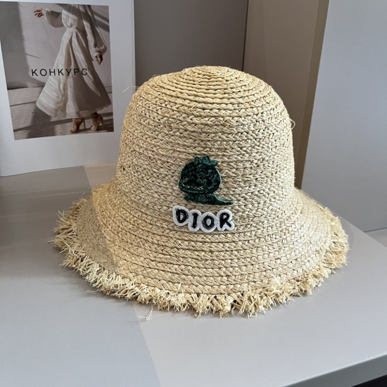 220240401 85Dior new Lafite straw hat, head circumference 57cm