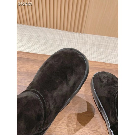 2024.01.05 290 Baodie Family BV Autumn/Winter New Round Headed Simple Snow Boots, Plush Short Boots Ins, Super Popular on European and American Streets, Super High Camera Rate, Latest Version Released Round and chubby Shoes, Very Hidden Meat After Wearing