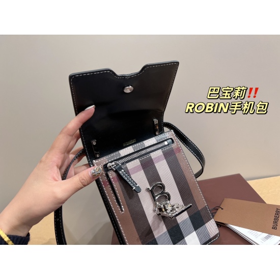 2023.11.17 P190 box matching ⚠️ Size 14.18 Burberry phone bag ROBIN is versatile, stylish, and classic, creating a unique and stylish bag that combines practicality and fashion