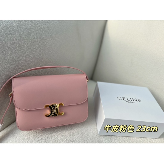 2023.10.30 225 140 box (upgraded version) Size: 23cm * 17 (large) 19cm * 15 (small) Celine Arc de Triomphe! Very high-end! Very advanced! Great for summer! ⚠ Cowhide! Cowhide!