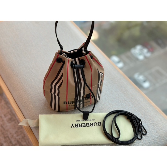 2023.11.17 175 Gift Box size: 18 * 20cmBur New Water Bucket Bag Small and Exquisite One Long and One Short Two Shoulder Straps