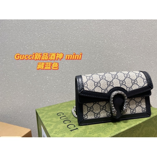2023.10.03 P195 folding box ⚠️ Size 18.11 Kuqi Bacchus Mini New Color Series Gucci Ten Thousand Year Classic Looks Good No Way to Match