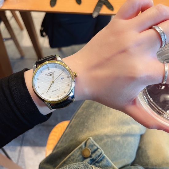 20240408 165 brand, Longines new model is booming. The fashionable and advanced quartz watch features an original neckline quartz movement, a simple and classic design, and a mineral ultra strong high-definition glass mirror. 316L precision steel strap, m