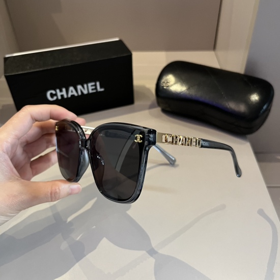 220240401 85CHANEL2024 Official Early Spring New Edition, Same Style as Many Stars [Color] Chanel ‼️‼ New large frame sunglasses and Polaroid ultra clear sunglasses
