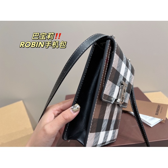 2023.11.17 P190 box matching ⚠️ Size 14.18 Burberry phone bag ROBIN is versatile, stylish, and classic, creating a unique and stylish bag that combines practicality and fashion