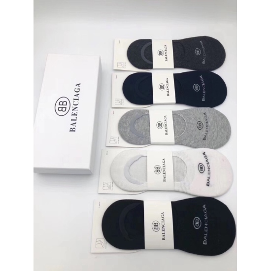 2024.01.22 Balenciaga Invisible Socks, available on the official website of Balenciaga for simultaneous release [proud] [proud] 5 ⃣ A box of color without color selection, pure cotton quality [proud] [proud] in stock