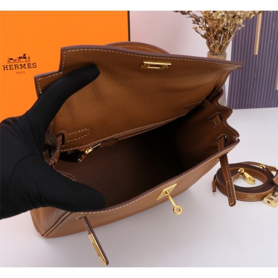 20240317 H ᴇ ʀ ᴍᴇ s K ᴇ ʟʟʏ』 25cm: 610 178cm: 630 ☑  Gold Brown Spot Instant Little Cow Exclusive Steel Hardware Motorcycle Edition with High Cost Performance! The Kelly bag has all the elements and straps, which not only allows for carrying small items w