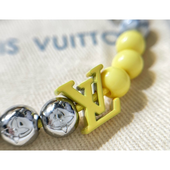 2023.07.11  ❗ New product ❗ : New ☑️ Louis Vuitton MONOGRAM BEADS lv Bracelet [Craft] Original single level hand engraved complete [Material] High quality brass material