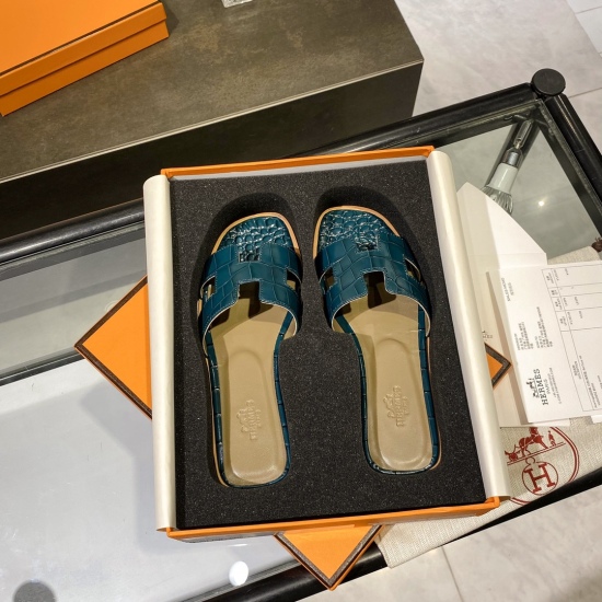 2023.07.16 HERMES Hermès historical representative work, eternal classic H sandal ✔ At home and on the go, it's great to have excellent looks on your feet! The original shoes are made in a 1:1 ratio, with a top-notch version that is very comfortable and e