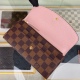 20230908 Louis Vuitton] Top of the line exclusive background N60214 Size: 19.5x 10.0x 1.5 cm Functional and beautifully designed Emilie wallet is made of soft Monogram canvas, lined with brightly colored lining, exuding an extremely elegant temperament. T