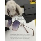 220240401 P90 DIOR ☔️ Fashionable Round Frame Sunglasses Lens Top Luxury [Strong] High Quality [Victory] [Kissing] [Proud] Extraordinary temperament Women's driving sunglasses [Love] Model: CD4311