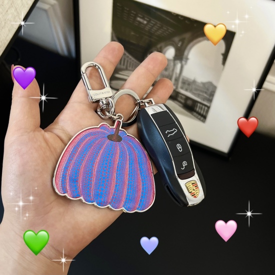 2023.07.11  LV Yayoi Kusama pumpkin key chain pendant in four colors ☀ Louis Vuitton LV Yayoi Kusama pumpkin key chain pendant ☀ The original logo is indeed exquisite and has a great texture