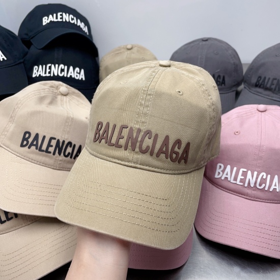 220240401 P45 Balenciaga Baseball Hat Soft Top Baseball Hat Simple and Elegant