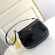On March 12, 2024, P640 small size {flip black} exclusive PRADA new vintage underarm bag is coming! This year's popular vintage underarm bag has always been popular. The whole leather is delicate and smooth, and the irregular shape of the bag design is co