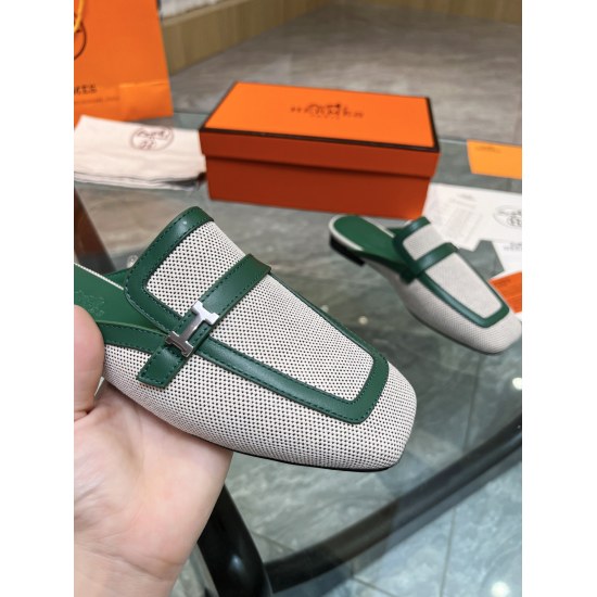 2023.07.16 P2023 Top product Hermes Hermès new genuine handmade shoes, pure handmade, must be collected! Vacation pairing artifact! Our pursuit of high-quality products always requires the best! Don't settle! Comfortable and original spirit, not conformin