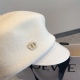 2023.10.02 105Dior Knight Hat, Woolen Duck Tongue Military Hat, 100% Wool Fabric, Head Circumference 57cm