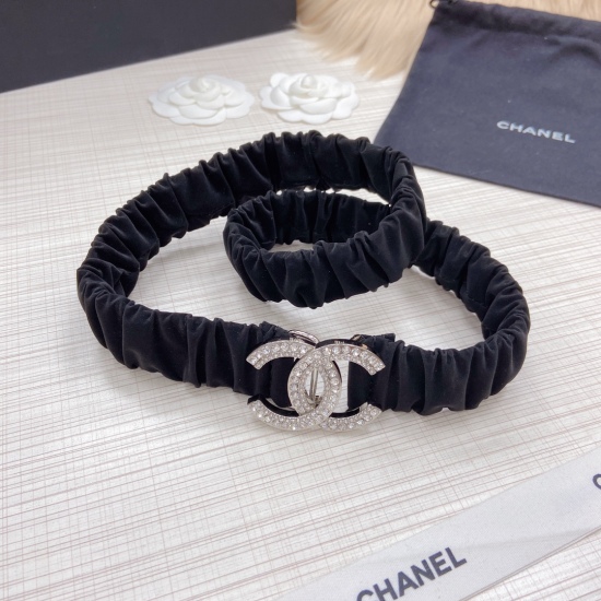 2023.12.14 3.0cm Chanel elastic band official website new model, double-sided original sheepskin, buckle width 3.0cm... length 65.70.75.80.85.90.95. Euro, pure copper drop glue hardware original exclusive mold customization