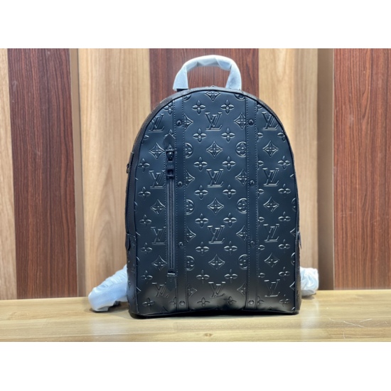 350 top original new products [Exclusive real shot M57959 full skin pressure flower] 2021 early autumn series Armand backpack extraction Monogram seal cowhide, which uses fine texture to set the iconic pressure lines to reproduce the other kind of wax cha