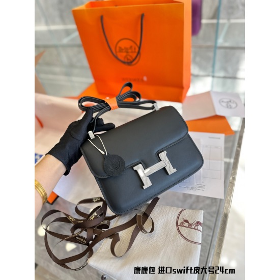 10.14 The Swift leather of Hermes Kangkang bag is made of calf leather (soft cow leather)